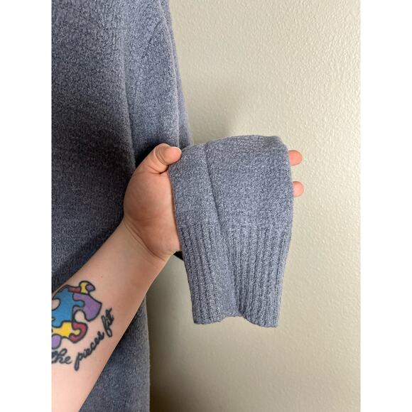 SOFT SURROUNDINGS Soft Drapey Coastal Blue Cardigan Size OS - Picture 9 of 12